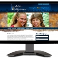 View of main template in wide monitor.